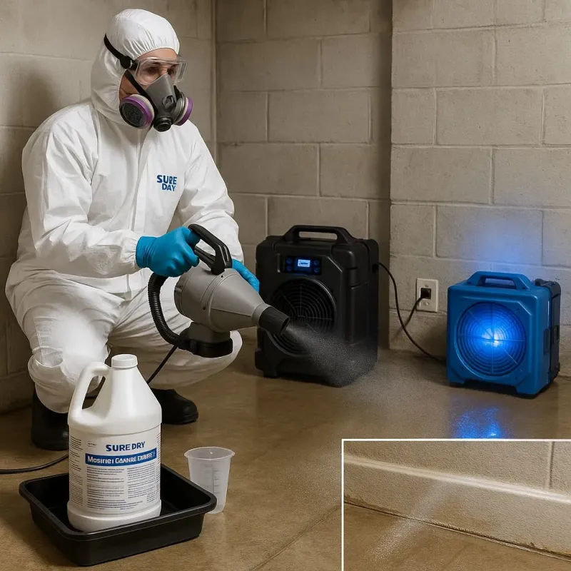 Sanitization and Odor Removal process in Rutherford College, NC