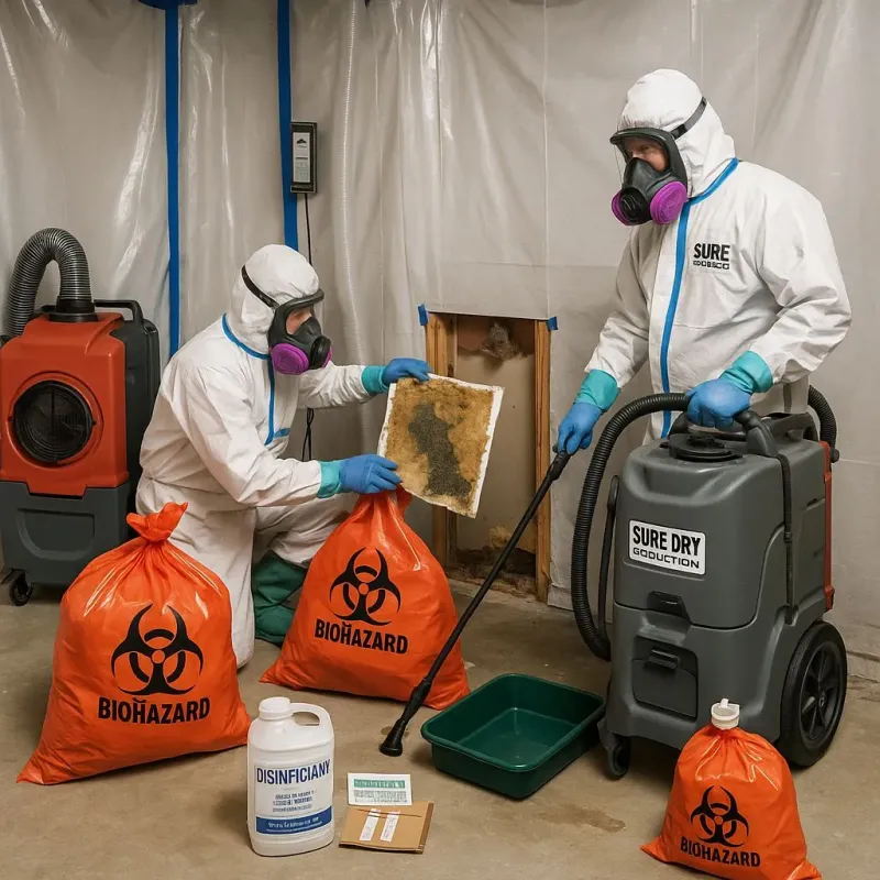 Contaminated Water Handling Protocols process in Rutherford College, NC
