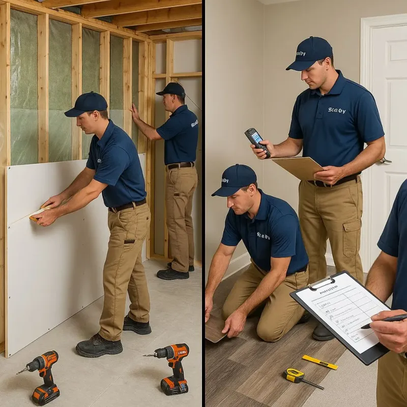 Repairs and Reconstruction process in Rutherford College, NC